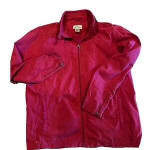 Vtg Antigua for Women Pink Windbreaker Jacket Golf Medium Ladies Club Barbiecore